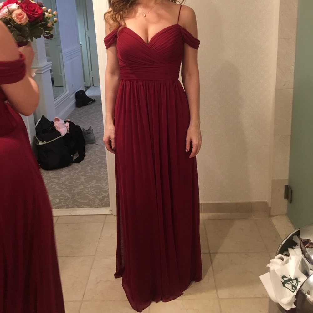 Beautiful Burgundy evening dress
